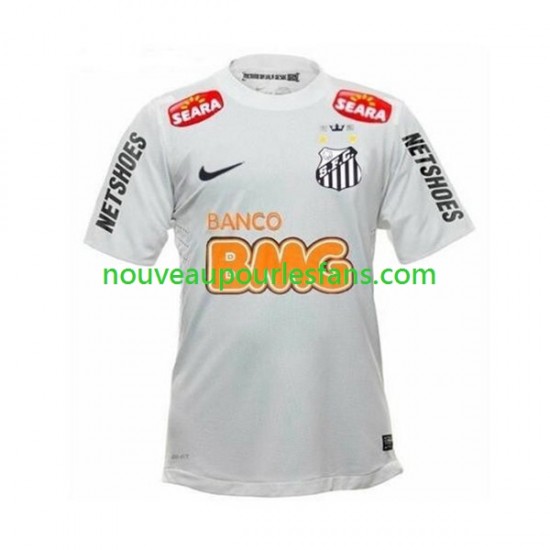 Maillot Santos FC Neymar JR 11 -2012 Rétro Homme Tenue Domicile 2011 Manche Courte