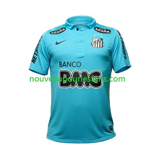 Maillot Santos -2012 Rétro Homme Tenue 3ème 2011 Manche Courte