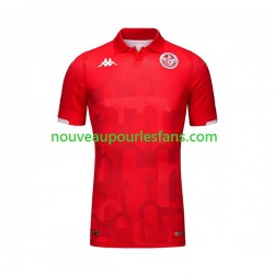Maillot Tunisie Homme Tenue Domicile 2023-2024 Manche Courte