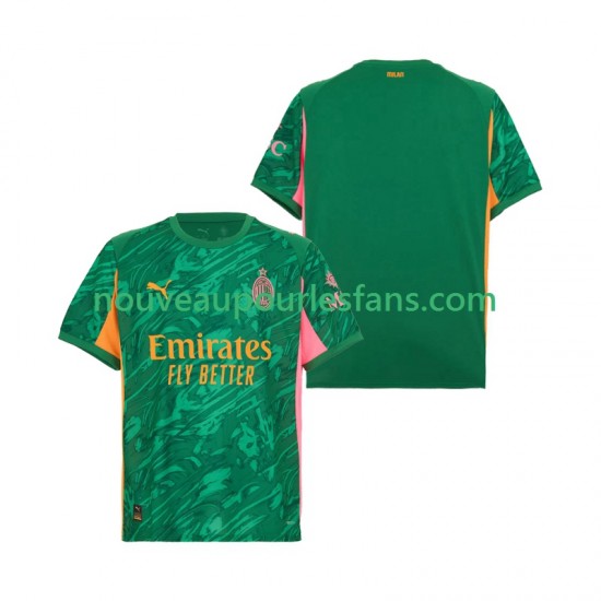 Maillot AC Milan Gardien Homme Tenue Extérieur 2025-2026 Manche Courte