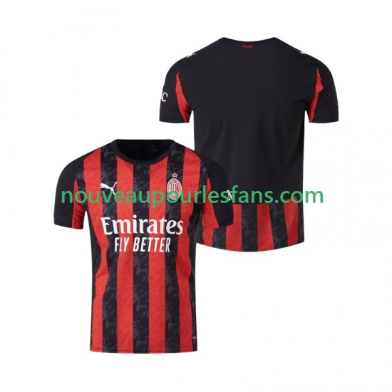Maillot AC Milan Homme Tenue Domicile 2025-2026 Manche Courte