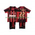 Maillot AC Milan KAKA 22 -2007 Rétro Enfant Tenue Domicile 2006 Manche Courte