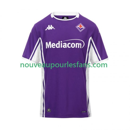 Maillot Fiorentina Homme Tenue Domicile 2025-2026 Manche Courte