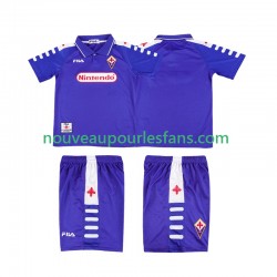 Maillot Fiorentina Rétro Enfant Tenue Domicile 1999 1998 Manche Courte