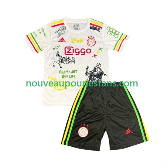 Maillot Ajax Amsterdam Bob Marley Special Enfant Tenue Domicile 2025-2026 Manche Courte