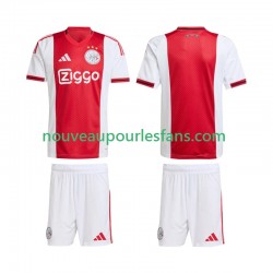 Maillot Ajax Amsterdam Enfant Tenue Domicile 2025-2026 Manche Courte