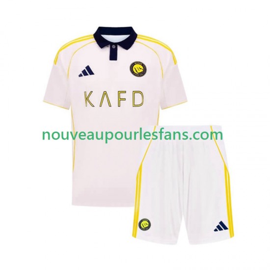 Maillot Al Nassr Enfant Tenue 3ème 2025-2026 Manche Courte