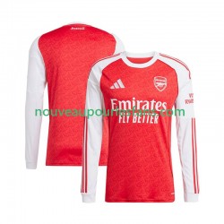 Maillot Arsenal Homme Tenue Domicile 2025-2026 Manche Longue