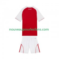 Maillot Arsenal Enfant Tenue Domicile 2025-2026 Manche Courte