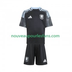 Maillot Aston Villa Enfant Tenue Extérieur 2025-2026 Manche Courte