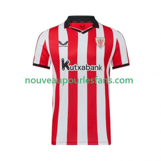 Maillot Athletic Bilbao Homme Tenue Domicile 2025-2026 Manche Courte