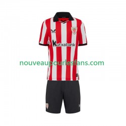 Maillot Athletic Bilbao Enfant Tenue Domicile 2025-2026 Manche Courte