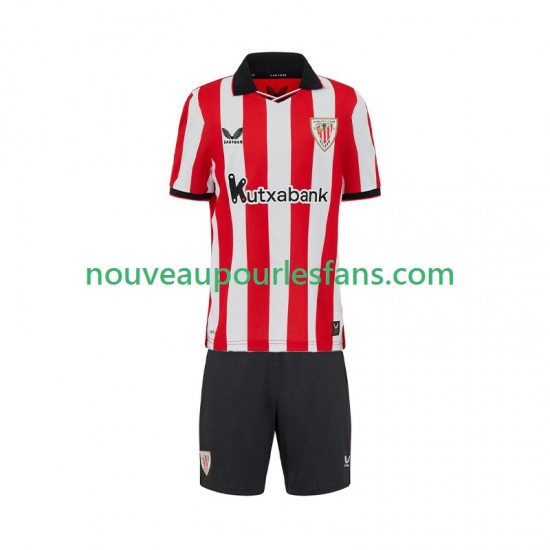 Maillot Athletic Bilbao Enfant Tenue Domicile 2025-2026 Manche Courte
