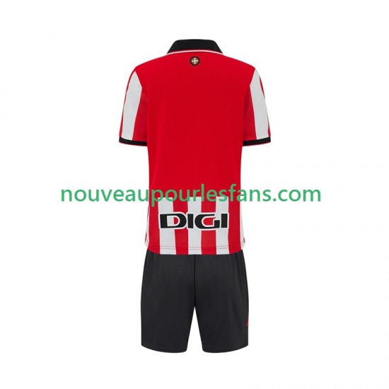 Maillot Athletic Bilbao Enfant Tenue Domicile 2025-2026 Manche Courte