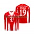Maillot Bayern Munich Alphonso Davies 19 Homme Tenue Domicile 2025-2026 Manche Longue