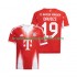 Maillot Bayern Munich Alphonso Davies 19 Homme Tenue Domicile 2025-2026 Manche Courte