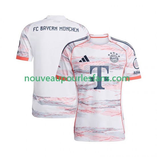 Maillot Bayern Munich Homme Tenue Extérieur 2025-2026 Manche Courte