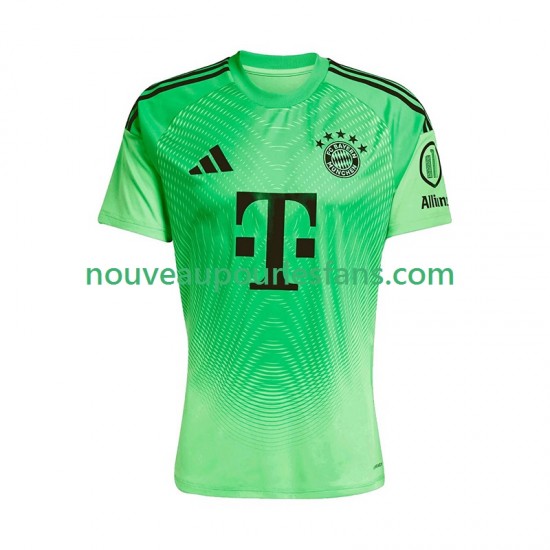 Maillot Bayern Munich Gardien Homme Tenue Domicile 2025-2026 Manche Courte