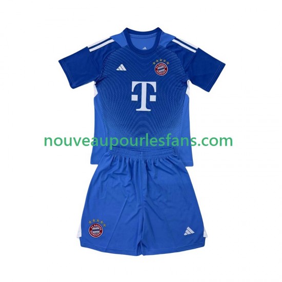 Maillot Bayern Munich Gardien Enfant Tenue Extérieur 2025-2026 Manche Courte