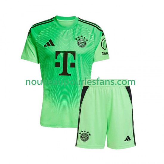 Maillot Bayern Munich Gardien Enfant Tenue Domicile 2025-2026 Manche Courte