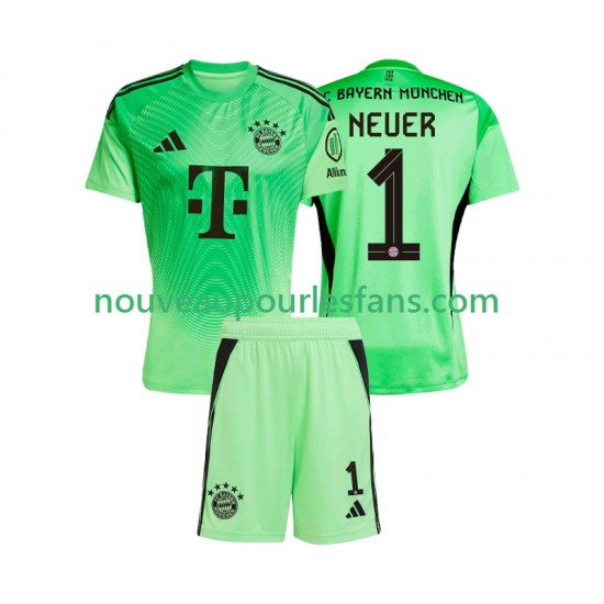 Maillot Bayern Munich Manuel Neuer 1 Gardien Enfant Tenue Domicile 2025-2026 Manche Courte