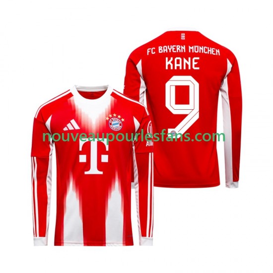 Maillot Bayern Munich Harry Kane 9 Homme Tenue Domicile 2025-2026 Manche Longue