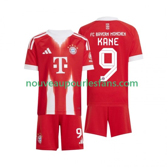 Maillot Bayern Munich Harry Kane 9 Enfant Tenue Domicile 2025-2026 Manche Courte