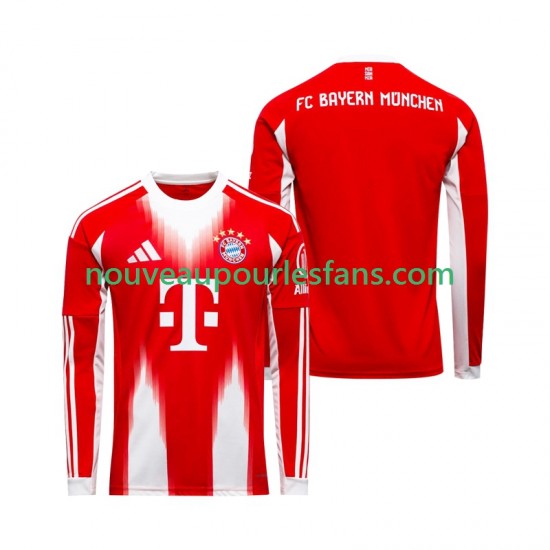 Maillot Bayern Munich Homme Tenue Domicile 2025-2026 Manche Longue