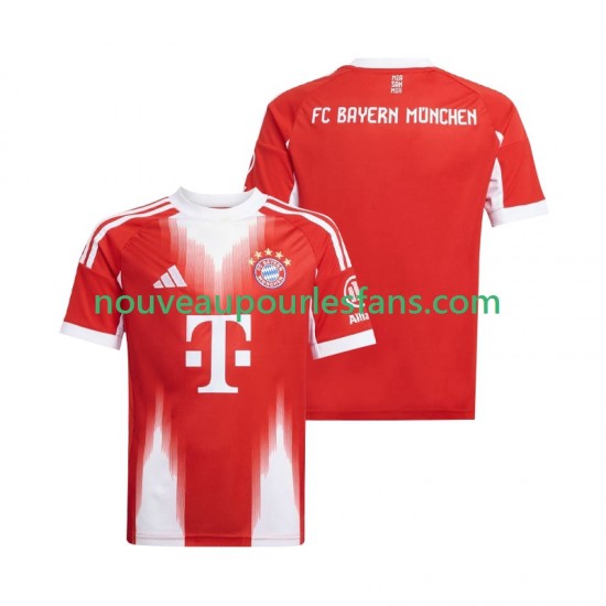 Maillot Bayern Munich Homme Tenue Domicile 2025-2026 Manche Courte