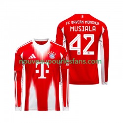 Maillot Bayern Munich Jamal Musiala 42 Homme Tenue Domicile 2025-2026 Manche Longue