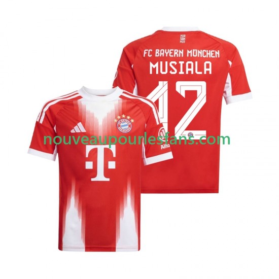 Maillot Bayern Munich Jamal Musiala 42 Homme Tenue Domicile 2025-2026 Manche Courte