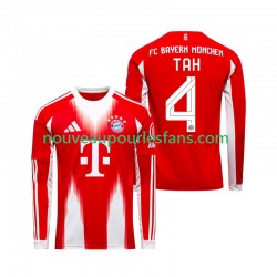 Maillot Bayern Munich Jonathan Tah 4 Homme Tenue Domicile 2025-2026 Manche Longue