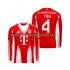 Maillot Bayern Munich Jonathan Tah 4 Homme Tenue Domicile 2025-2026 Manche Longue
