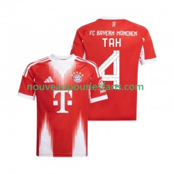 Maillot Bayern Munich Jonathan Tah 4 Homme Tenue Domicile 2025-2026 Manche Courte