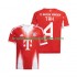 Maillot Bayern Munich Jonathan Tah 4 Homme Tenue Domicile 2025-2026 Manche Courte