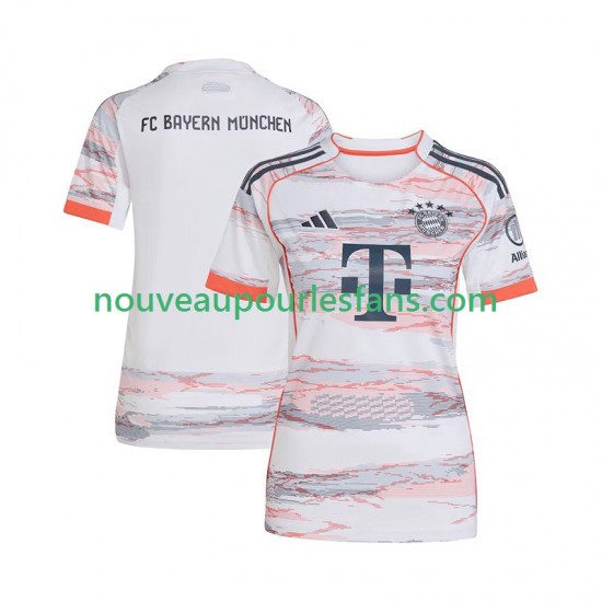 Maillot Bayern Munich Femme Tenue Extérieur 2025-2026 Manche Courte