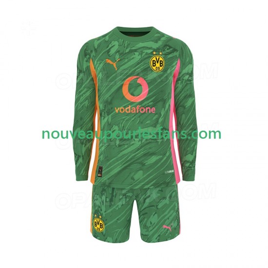 Maillot Borussia Dortmund Gardien Enfant Tenue Domicile 2025-2026 Manche Longue