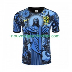 Maillot Brésil Jesus Homme Tenue Domicile 2024-2025 Manche Courte