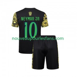 Maillot Brésil Neymar JR 10 Jesus Enfant Tenue Domicile 2024 Manche Courte