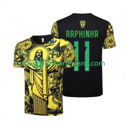 Maillot Brésil RAPHINHA 11 Jesus Homme Tenue Domicile 2024 Manche Courte