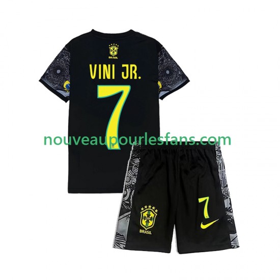Brésil Vinicius Junior 7 Cheist the Redeemer Football Shirts Enfant Tenue Domicile 2024 Manche Courte