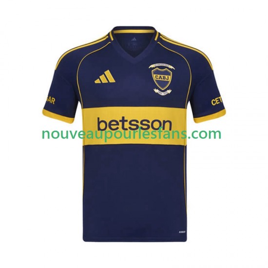 Maillot CA Boca Juniors Homme Tenue Domicile 2025-2026 Manche Courte