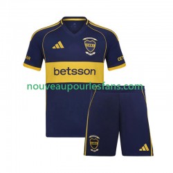Maillot CA Boca Juniors Enfant Tenue Domicile 2025-2026 Manche Courte