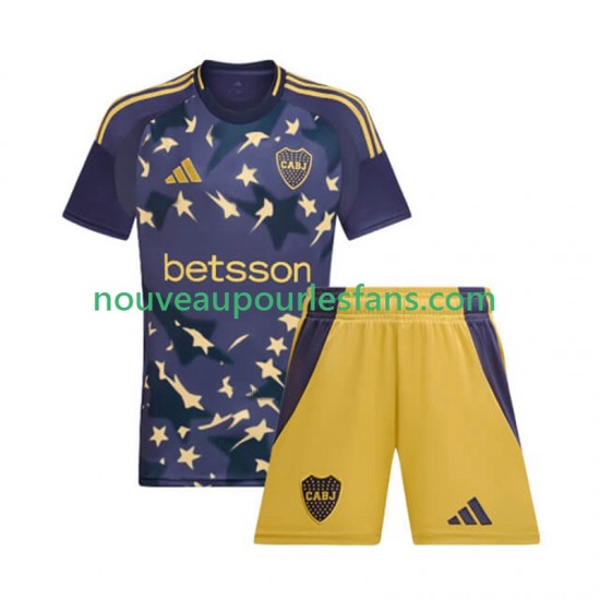Maillot CA Boca Juniors Enfant Tenue 3ème 2025 Manche Courte