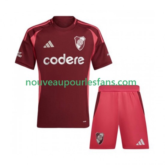 Maillot CA River Plate Enfant Tenue Extérieur 2024-2025 Manche Courte