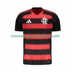 Maillot CR Flamengo Homme Tenue Domicile 2025-2026 Manche Courte