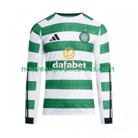 Maillot Celtic FC Homme Tenue Domicile 2025-2026 Manche Longue