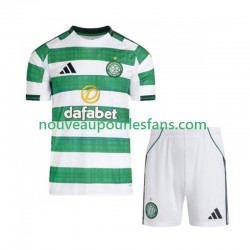 Maillot Celtic FC Enfant Tenue Domicile 2025-2026 Manche Courte