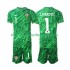 Maillot Croatie DOMINIK LIVAKOVIC 1 Gardien Enfant Tenue Extérieur 2024 Manche Courte