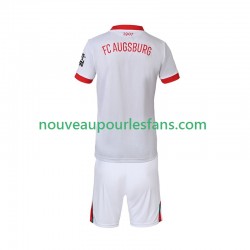 Maillot FC Augsburg Enfant Tenue Domicile 2025-2026 Manche Courte